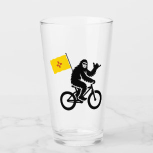 Verre Bigfoot Cyclisme Drapeau du Nouveau-Mexique