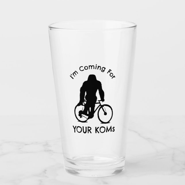 Verre Bigfoot je viens pour vos KOM (Devant)