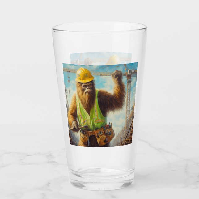 Verre Bigfoot le travailleur du bâtiment (Devant)