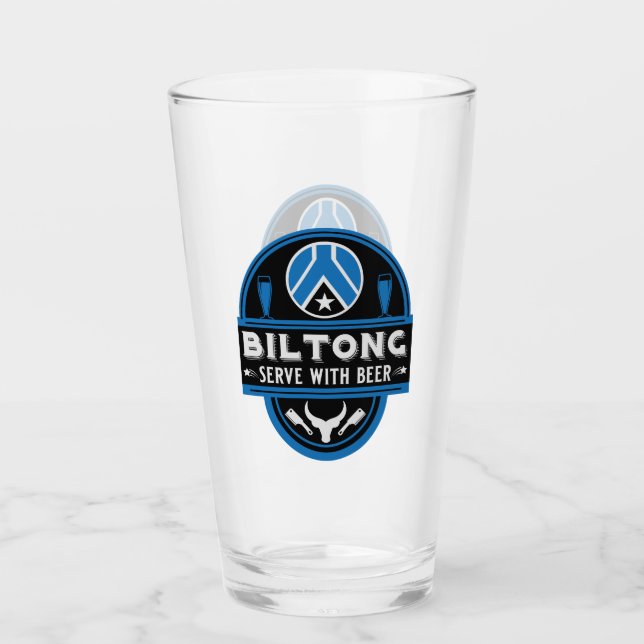 Verre Biltong Et Bière (Devant)