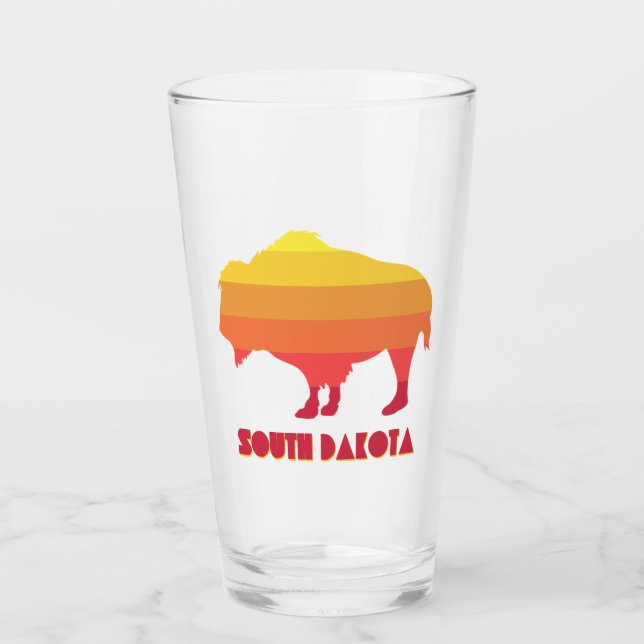 Verre Bison du Dakota du Sud (Devant)