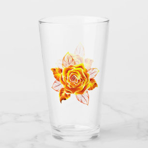 Verre Blooming Fire Rose