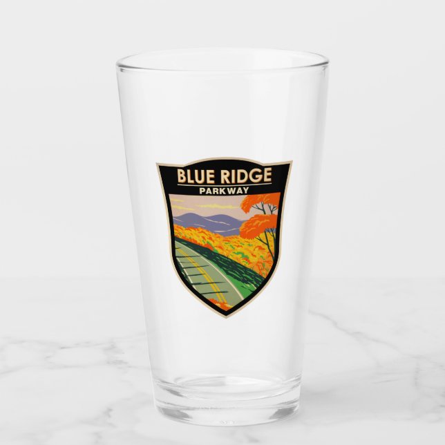 Verre Blue Ridge Parkway Vintage (Devant)