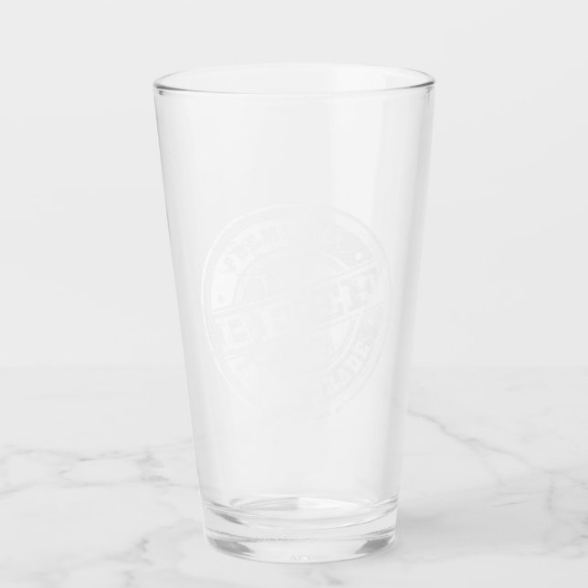 Verre Boeuf de qualité supérieure - Blanc (Devant)