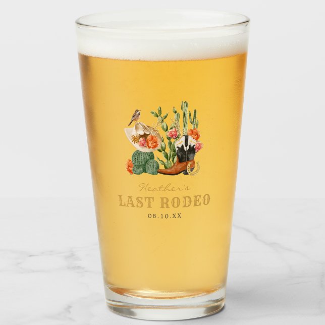 Verre Bohème occidental (Western Theme Boho Drinking Glass by Painted Paperie)