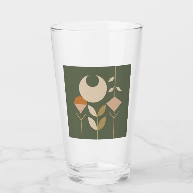 Verre Boho Abstrait Lily (Devant)