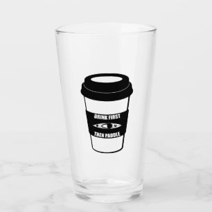 Verre Boire D'Abord Puis Pagayer