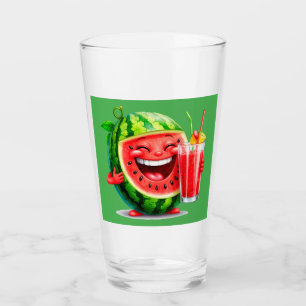 Verre 🍉 Boisson Charmante Sourire Fruit d'Été 🍉