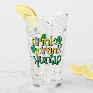 Verre Boisson de la Saint-Patrick Drink Drank Drunk