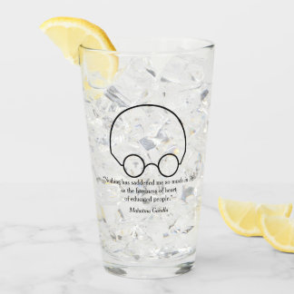 Verre Boisson intelligente - Citation Gandhi 2