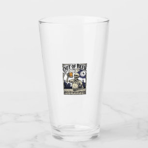 Verre Boîte à bière squelette vintage Halloween Fête