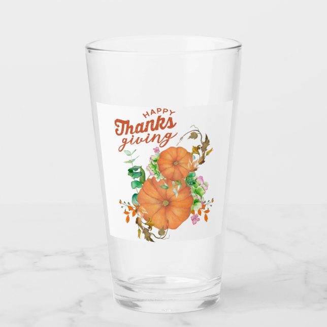 Verre bon thanksgiving (Devant)
