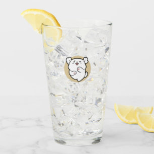 Verre Bonjour du côté écorché