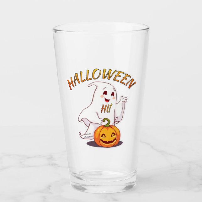 Verre Bonjour ! Halloween (Devant)