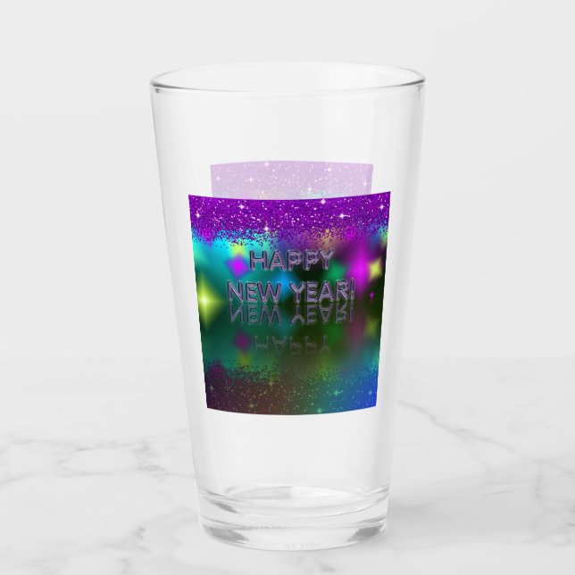 Verre Bonne année ! Réflexion (Devant)