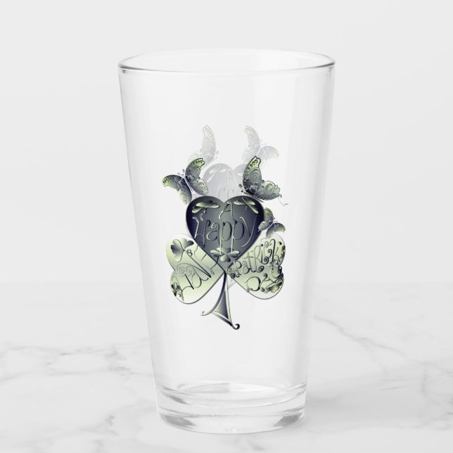 Verre "Bonne Saint Patrick" Shamrock (Devant)