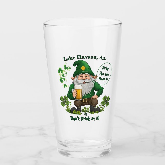 Verre Bonne Saint Patrick's Day (Devant)