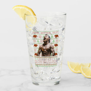Verre Bons Meilleurs Pires Costumes de Noël Personnalisé