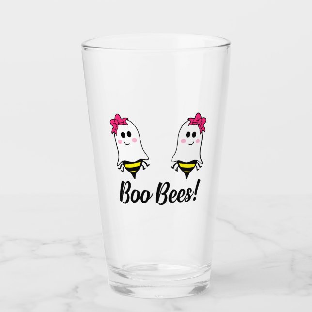 Verre Boo Bees - Maladie du cancer du sein (Devant)