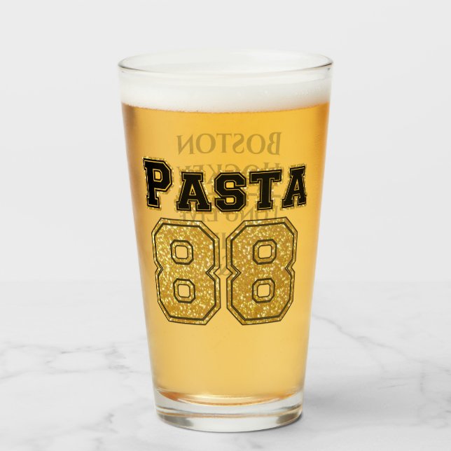 Verre Boston Hockey Pasta 88 (Devant (rempli))