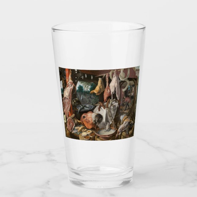 Verre Boucher's Stall (par Pieter Aertsen) (Devant)