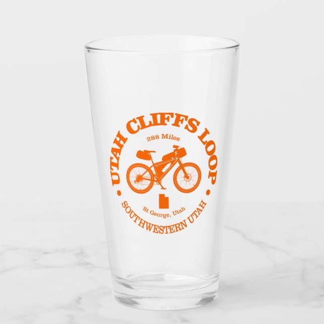 Verre Boucle des falaises d'Utah (cyclisme) (Devant)