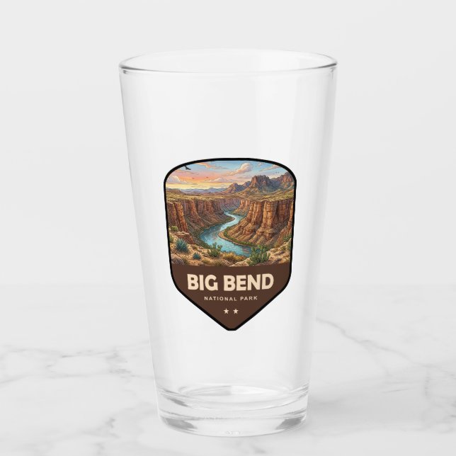 Verre Bouclier du parc national de Big Bend (Devant)