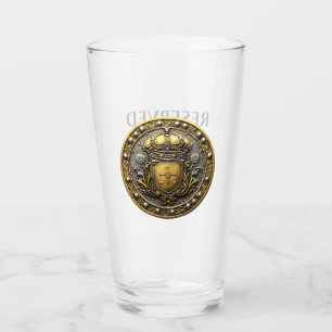 Verre Bouclier   RÉSERVÉ   Libbey Pint 16 oz personnalis