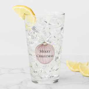 Verre Boug de café de Noël rose pâle