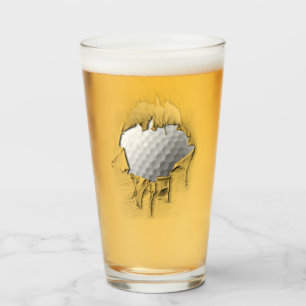 Verre Boule de golf déchirée