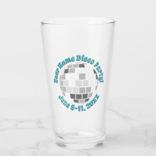 Verre Boule disco rétro PERSONNALISÉE