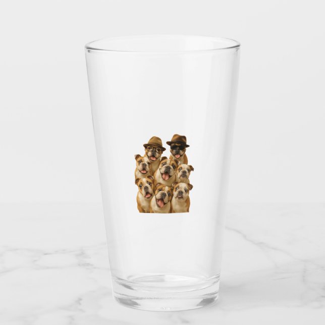 Verre Bouledogue (Devant)