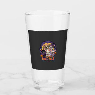 Verre Bouledogue français Halloween Boo Dogs Vector