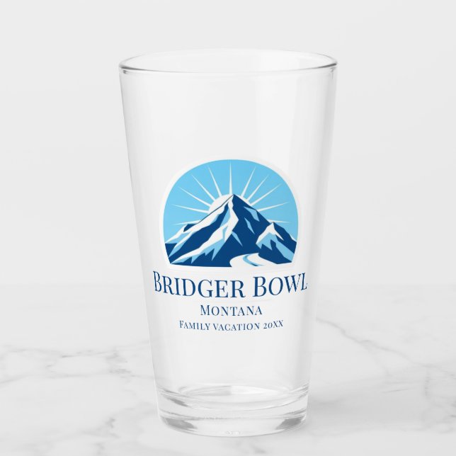 Verre Bridger Bowl Montana (Devant)