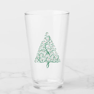 Verre Bright Christmas Tree Soll en rouge et vert