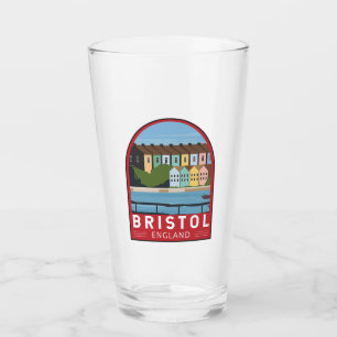 Verre Bristol England Retro Travel Art Vintage