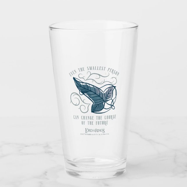 Verre Broche elfique de la Communauté Citation Graphique (Devant)