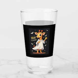 Verre Bruh C'est Halloween Drôle Dabbing Fantôme Girafe