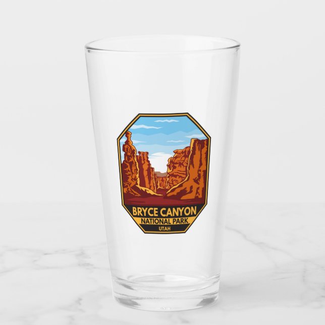 Verre Bryce Canyon National Park Utah Emblem (Devant)