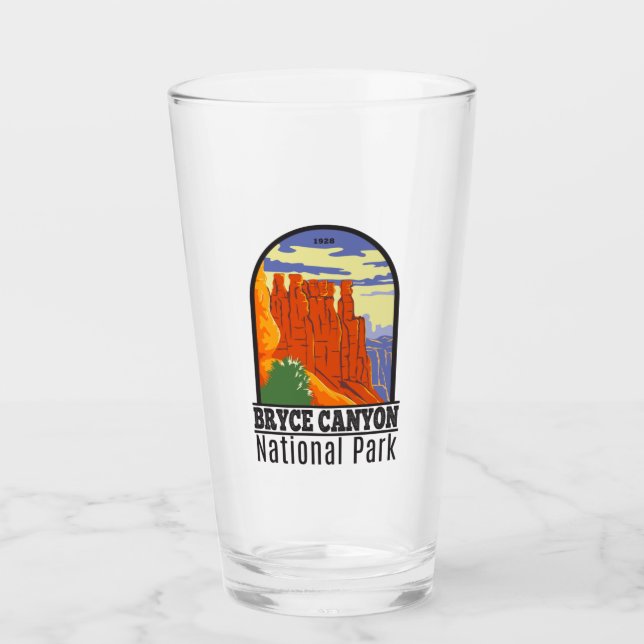 Verre Bryce Canyon National Park Utah Vintage (Devant)
