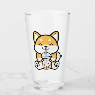 Verre Buble Tea Boba Corgi