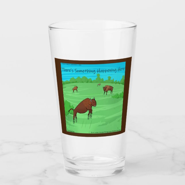 Verre Buffalo Springfield drôle Pour ce que ça vaut  (Devant)