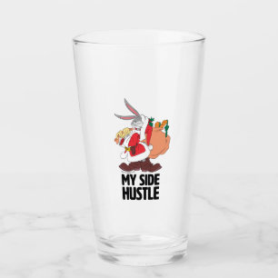 Verre BUGS BUNNY™ Père Noël "My Side Hustle"