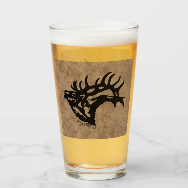 Verre Bull Elk (Devant (rempli))