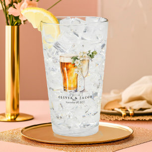 Verre Bulles et brasse Couples Douche