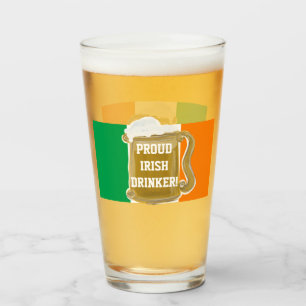 VERRE BUVEUR IRLANDAIS FIER !