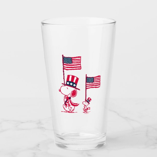 Verre cacahuètes | American Summer Old Glory (Devant)