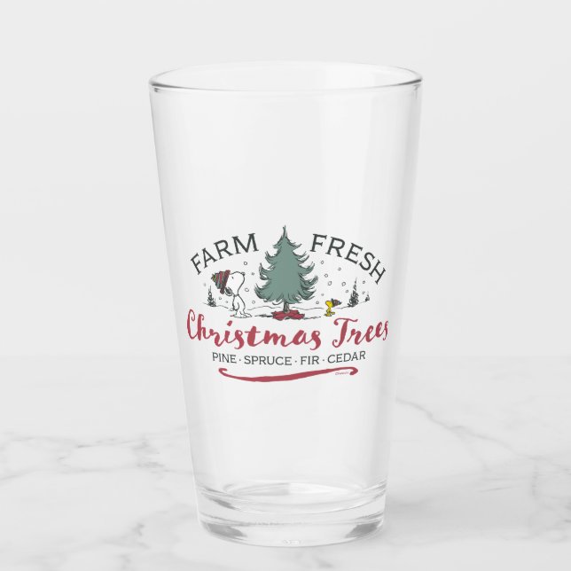 Verre cacahuètes | Arbres de Noël frais de ferme (Devant)