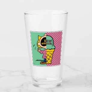 Verre cacahuètes Crème de glace Sally demi et demi