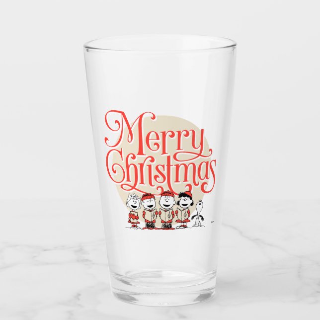 Verre cacahuètes | Joyeuse Chorale de Noël (Devant)